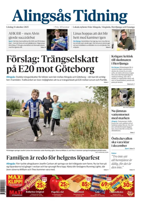 Cover of Alingsås Tidning