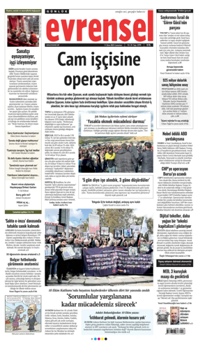 Cover of Evrensel Gazetesi