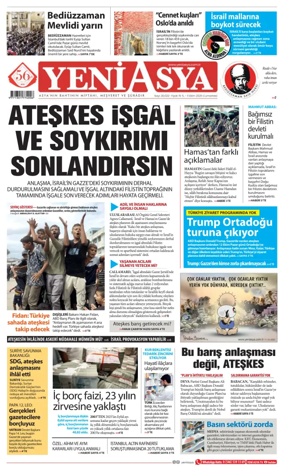 Cover of Yeni Asya