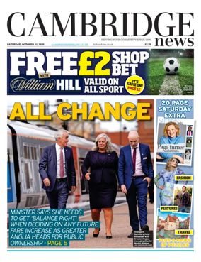 Cover of Cambridge News