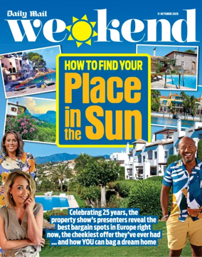 Cover of Daily Mail Weekend Magazine