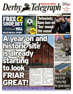 Cover of Derby Telegraph