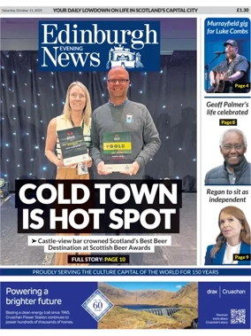 Cover of Edinburgh Evening News