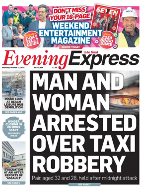 Cover of Evening Express (Extra Edition)