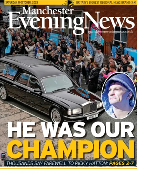 Cover of Manchester Evening News