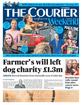 Cover of The Courier & Advertiser (Angus and The Mearns Edition)