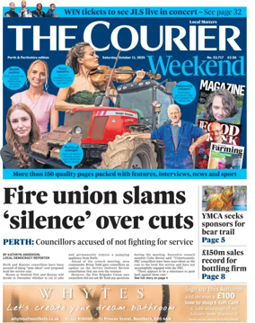 Cover of The Courier & Advertiser (Perth and Perthshire Edition)