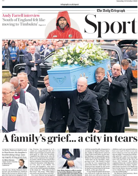 Cover of The Daily Telegraph - Sport Saturday