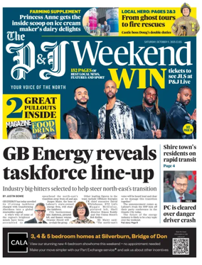 Cover of The Press and Journal (Aberdeenshire)