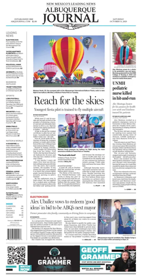 Cover of Albuquerque Journal