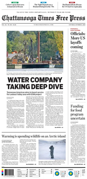 Cover of Chattanooga Times Free Press