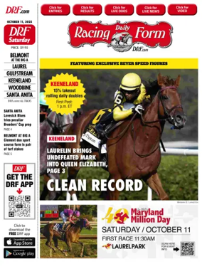 Cover of Daily Racing Form National Digital Edition