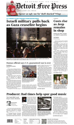 Cover of Detroit Free Press