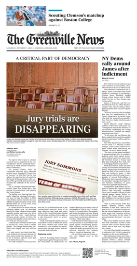 Cover of The Greenville News