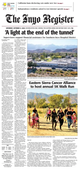 Cover of Inyo Register