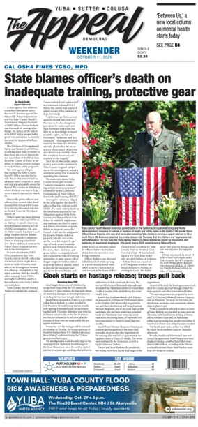 Cover of Marysville Appeal-Democrat    