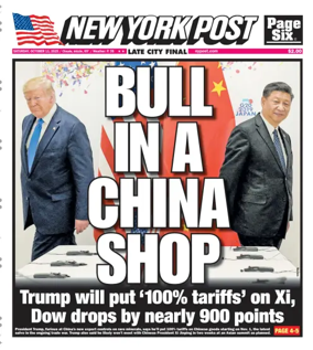 Cover of New York Post