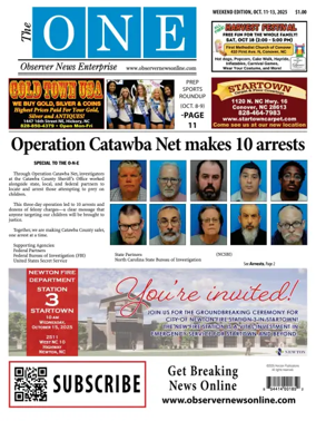 Cover of Observer News Enterprise