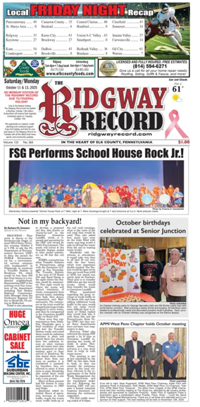 Cover of Ridgway Record