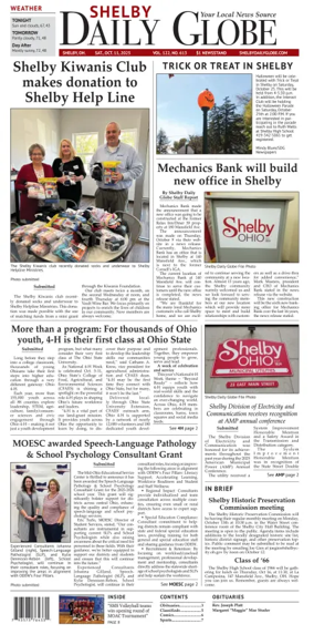 Cover of Shelby Daily Globe