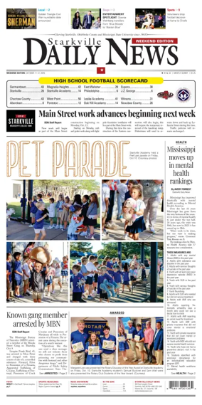 Cover of Starkville Daily News
