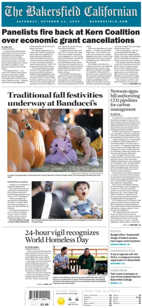 Cover of The Bakersfield Californian