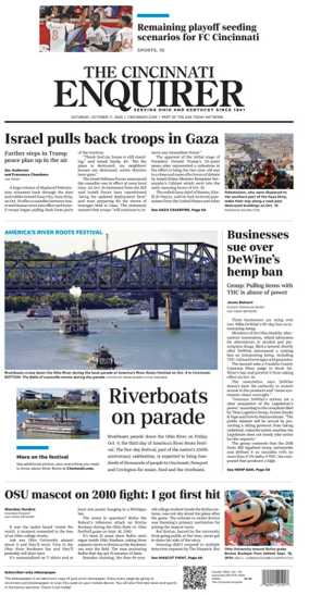 Cover of The Cincinnati Enquirer