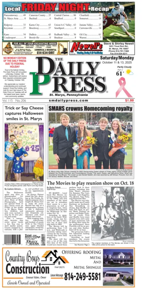 Cover of The Daily Press