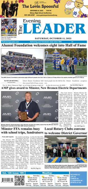 Cover of The Evening Leader