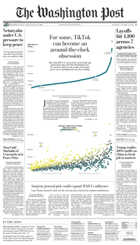 Cover of The Washington Post