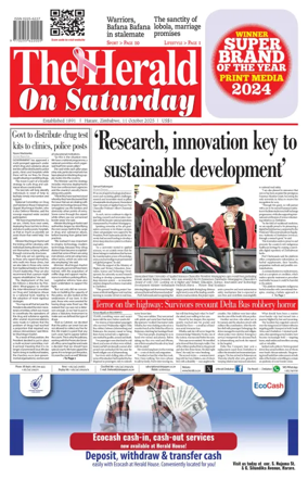 Cover of The Herald (Zimbabwe)