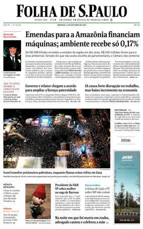 Cover of Folha De S.Paulo
