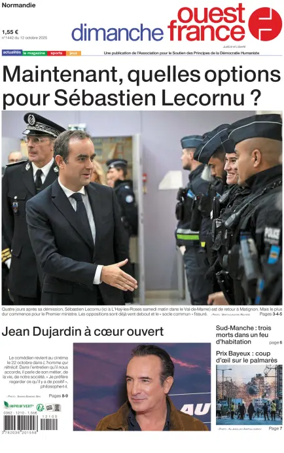 Cover of Dimanche Ouest France (Normandie)