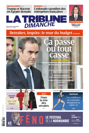 Cover of La Tribune Dimanche (France)