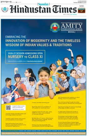 Cover of Hindustan Times (Amritsar)