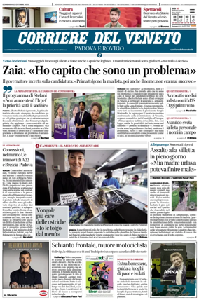 Cover of Corriere del Veneto (Padova e Rovigo)