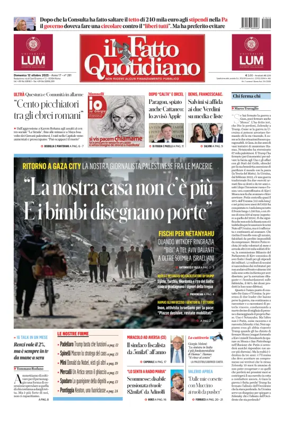 Cover of Il Fatto Quotidiano