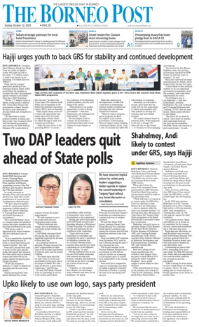 Cover of The Borneo Post (Sabah)