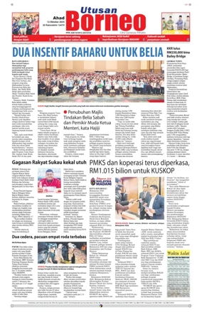 Cover of Utusan Borneo (Sarawak)