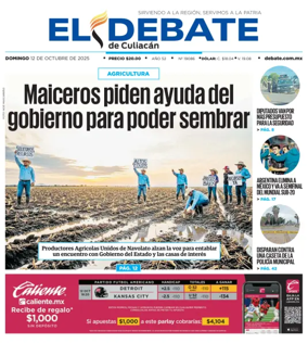 Cover of El Debate de Culiacán