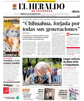 Cover of El Heraldo de Chihuahua