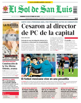 Cover of El Sol de San Luis Potosi