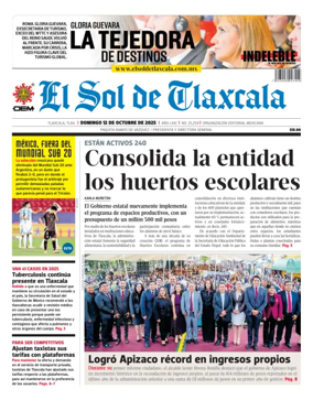 Cover of El Sol de Tlaxcala