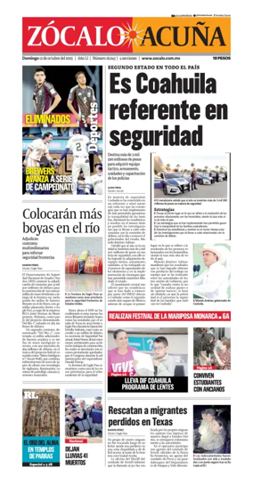 Cover of Zócalo Acuña