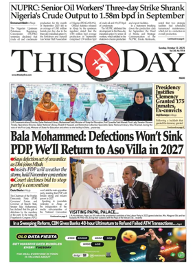 Cover of THISDAY