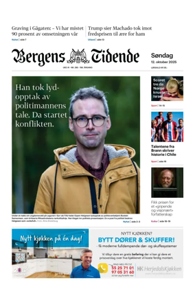 Cover of Bergens Tidende