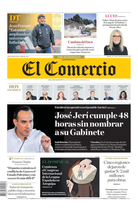 Cover of Diario El Comercio