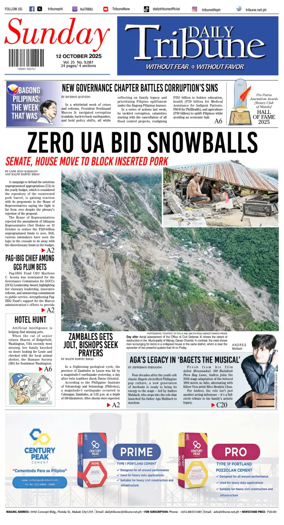 Cover of Daily Tribune (Philippines)