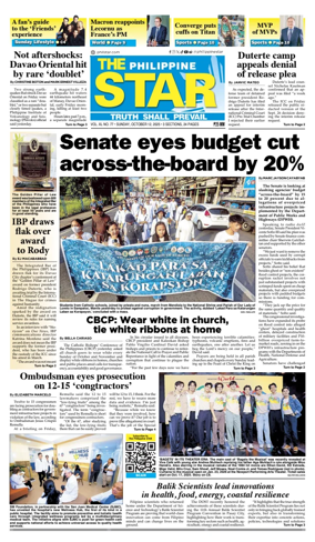 Cover of The Philippine Star