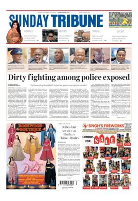 Cover of Sunday Tribune